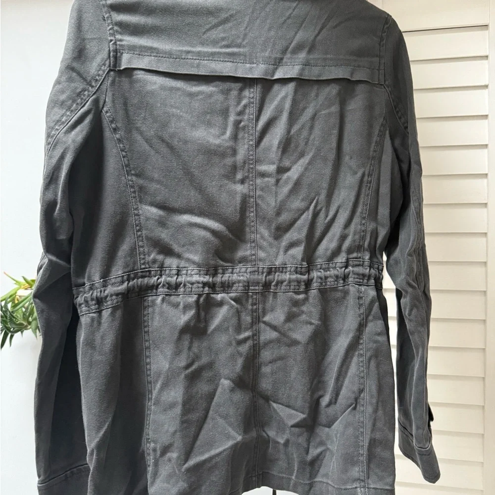 Express Dark Gray Military Field Jacket